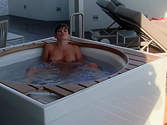 PERVERT CAUGHT SPYING ON ME PLAYING IN THE HOT TUB XXX