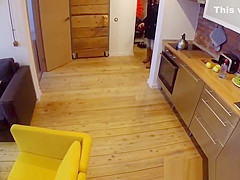 POV loving euro spreads her legs for cock