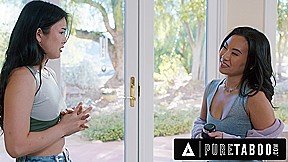 PURE TABOO Shocked Lulu Chu Discovers BDSM Sex Tape From Neighbors Seth Gamble & Kimmy Kimm