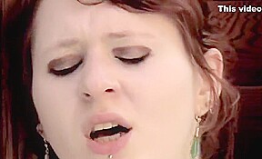 Pale Skin Ginger Ivy Plays With Herself In A Hot Tub