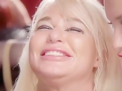 Pale slave and her friends fucking orgy
