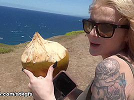 Paris White in Virtual Vacation Movie - ATKGirlfriends