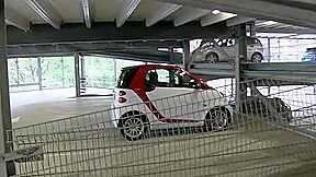 Parking Garage Quickie Ends With Huge Facial