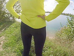 Parrotgirl - Parrotgirl - Lakeside Morning Run Ended Up With Hot Fuck And Cumshot On