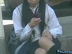 Peeing Japanese Ho Public