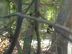 Peeping tom caught blonde masturbates