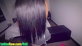 Perfect big ass latina amateur cutie from Colombia in a homemade sex video