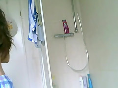 Petite asian shower
