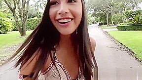 Petite teen 18+ in Pocahontas outfit banged by a monster cock