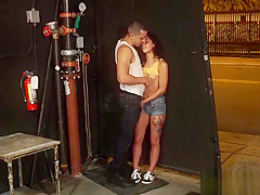 Petite teen 18+ pulled and screwed doggystyle