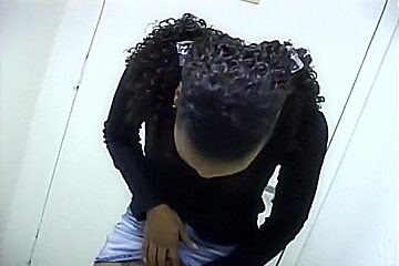 Pig-Tailed Young Black Girl Gets Fucked