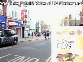 Pissing Myself Waiting for the Train! Cheeky Chessie Kay for UK-Flashers