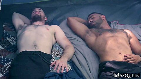 Pitching A Tent - Gay Bareback Video - Masqulin