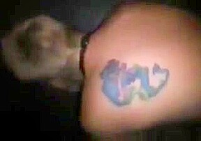 Pixie cut blonde takes lots of glory hole cock