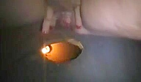 Pixie cut blonde takes lots of glory hole cock