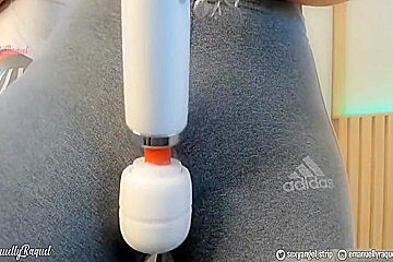 Playing With My Hitachi On My Camel Toe