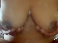 Playing With My Pretty Tits