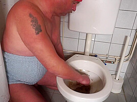 Plugneuken Pik Poep Eten Toilet