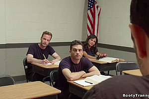 Police Academy Shemale student 18+ Getting Laid