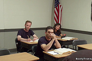 Police Academy Shemale student 18+ Getting Laid