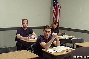 Police Academy Shemale student 18+ Getting Laid