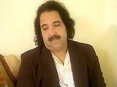 Porn Legend Gives Black Slut A Good Fuck In Bed With Ron Jeremy