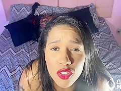 Pov: Have Virtual Sex With The Hottest Latina Ever Cum In My Little Mouth