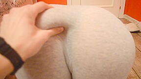 Pov redhead college girl with cum on asshole