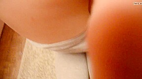 Pov redhead college girl with cum on asshole