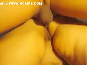 Pregnant redneck white trash wife fucked in kitchen with huge creampie