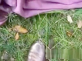 Pretty Brunette Amateur Smoking Pole Outdoors Pov