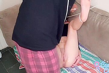 Pretty Face In Hardcore Rough Sex With Hot Wax And Knlfeplay 5 Min