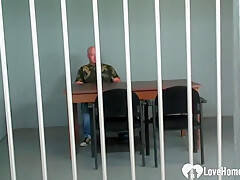 Prisoner Gets To Shag A Smoking Hot Babe