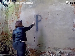 Public Domination On An Abandoned Place With An Unexpected Ending  (with Graffiti)
