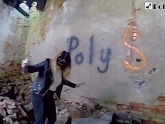 Public Domination On An Abandoned Place With An Unexpected Ending  (with Graffiti)