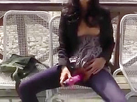 Public flashing exhibitionist nude in public 4
