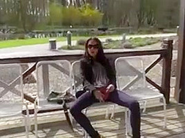 Public flashing exhibitionist nude in public 4