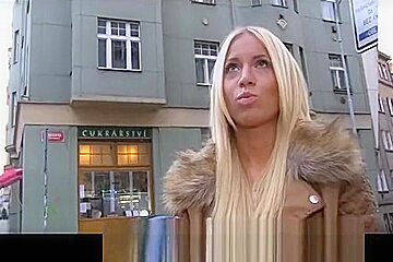PublicAgent Kaira stunning blonde in tight jeans fucked by big cock