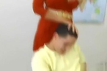 Puma Swede with hot huge boobs in action
