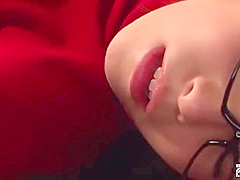 Pure Japanese Adult Video - Horny Japanese Teen 18+ With Glasses Plays With Her Hairy Cunt On The Floor