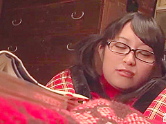 Pure Japanese Adult Video - Horny Japanese Teen 18+ With Glasses Plays With Her Hairy Cunt On The Floor