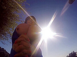 Rachel Aldana - Metallic Blue Gopro 1