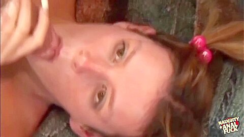 Randy Girl Takes Huge Dick In All Her Holes And Anal Creampie Makes Her Cum