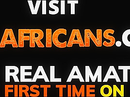 Real Africans - BBW Blowing At Amateur Homemade Sex Tape Turns Viral