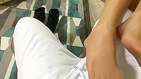 Real Estate Agent Bella Ink Returns Footjob