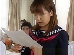 Real amateur japanese babe gets bukkake in reality gangbang
