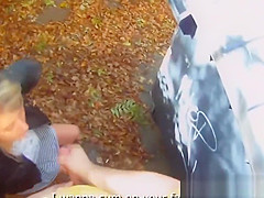 Real teen 18+ fucked and facialized in public