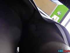 Real upskirts filmed right in the public transport