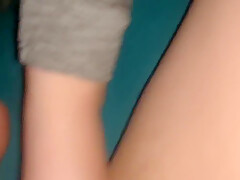 Red Toes Footjob No Cumshot