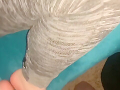 Red Toes Footjob No Cumshot